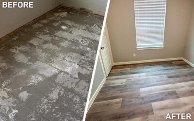 Concrete Leveling & New Flooring Installation in Forney, TX
