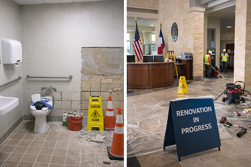 Municipal facility improvements completed as part of year-end construction planning